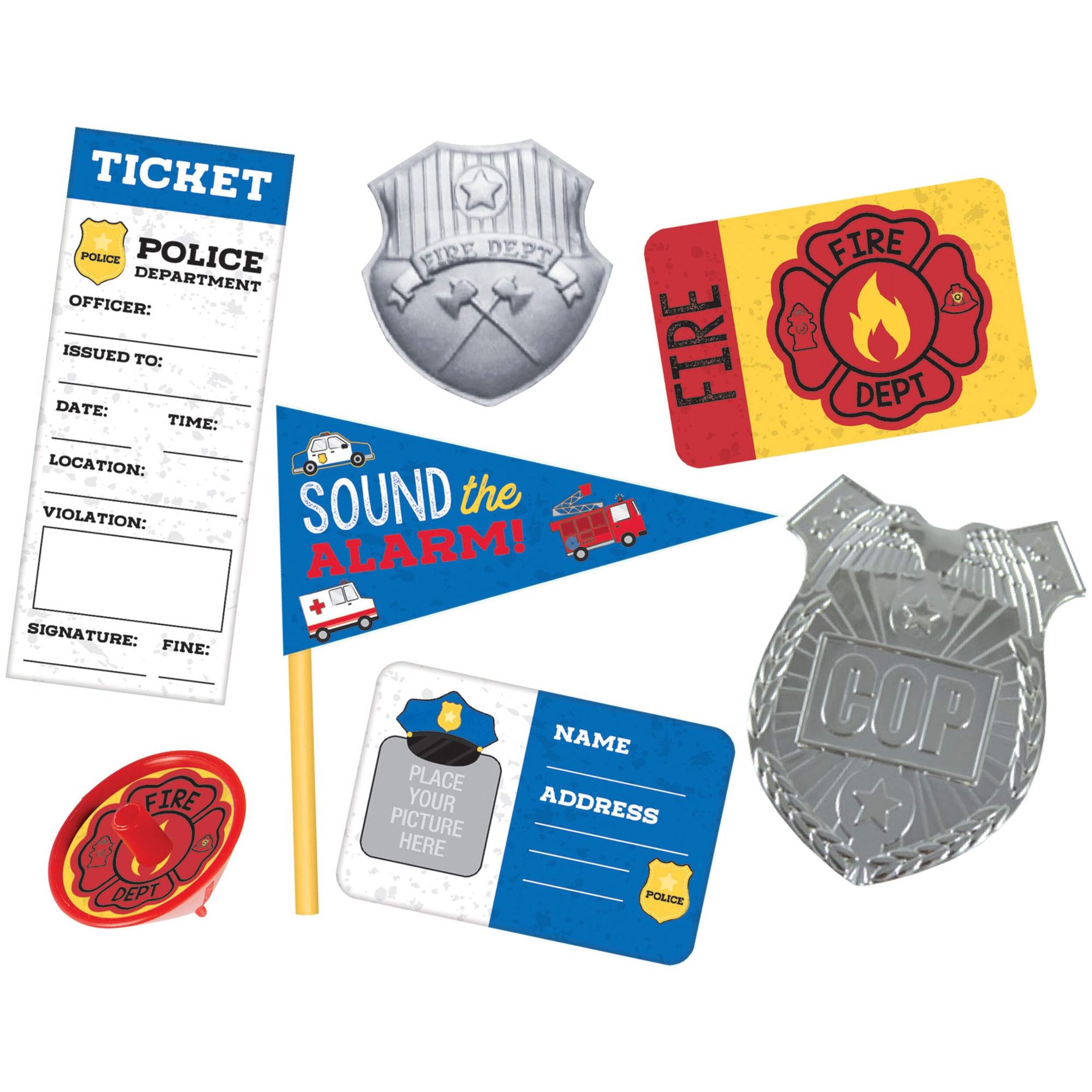 Paquet économique de cadeaux-surprises géant, premiers intervenants Composite_or_Mixed