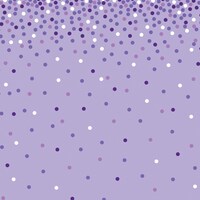 Gift Wrapping Paper, Purple, Polka Dots, 16-ft, for Birthday/Christmas/Graduation Front_Flat