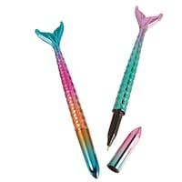 Shimmering Mermaids Writing Pens, Multi-Coloured, 8-pk, for Arts & Crafts/Birthday Favour Front_Flat