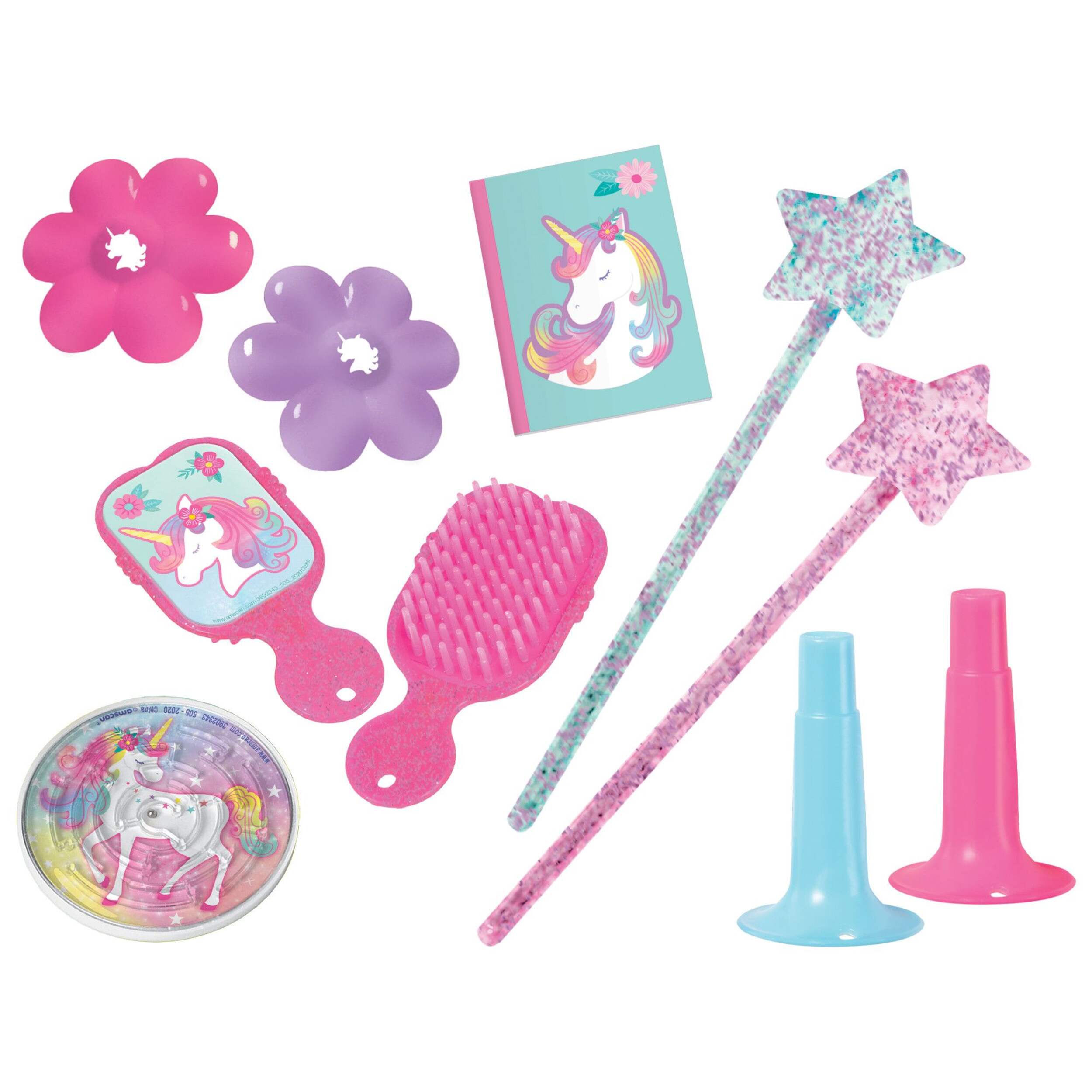 Cadeaux-surprises en format économique licorne enchantée, paq. 48 Front_Flat
