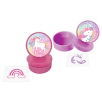Unicorn Stampers, Pink, 8-pk, for Arts & Crafts/Birthday Favour Composite_or_Mixed