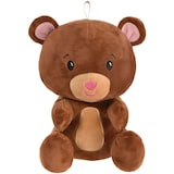 Poids pour ballons ours en peluche, brun, 8 po, pour anniversaire/remise de diplôme/Saint-Valentin Front_Flat