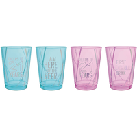 Gobelets en plastique, 21e anniversaire, iridescent, 10 oz, paq. 20 Front_Flat