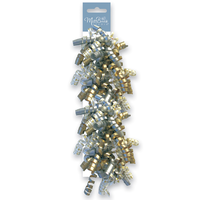 "Congratulations" Gift Wrapping Swirl Spiral Curly Bows, Gold, 2.3-in, 2-pk, for Graduation/Birthday/Wedding Front_Flat