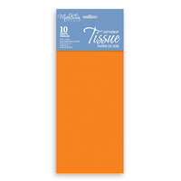 Gift Wrapping Tissue Paper, Orange, 10-pk, for Birthday/Graduation Front_Flat