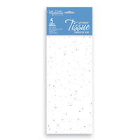 Gift Wrapping Tissue Paper, Assorted Colours, Sparkles, 5-pk, for Graduation/Birthday/Wedding Front_Flat