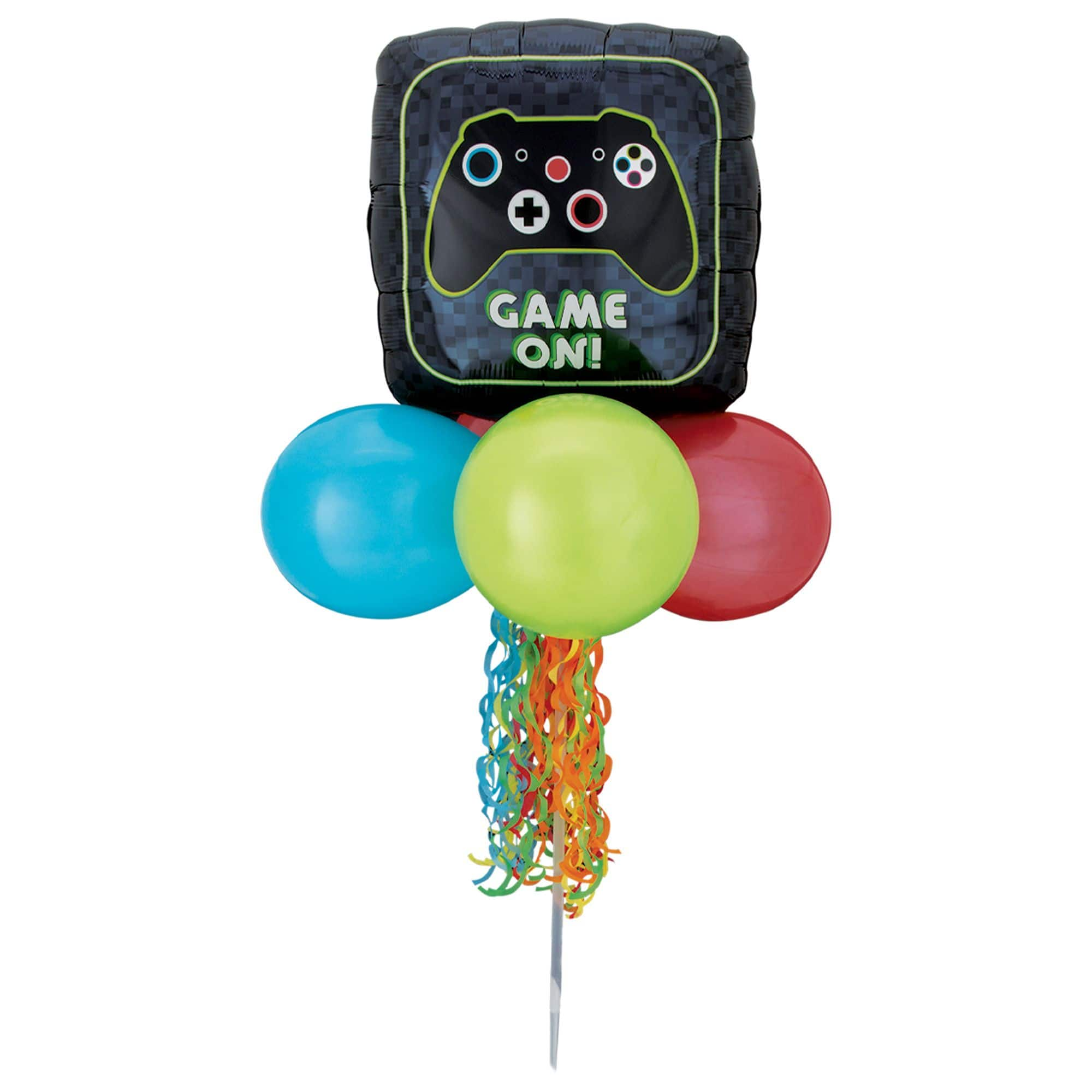 Level Up Epic Birthday Game Controller Pinata Hanging Pull String  Decoration, Black, 20-in, Holds 2lb of Pinata Filler, for Birthday Parties