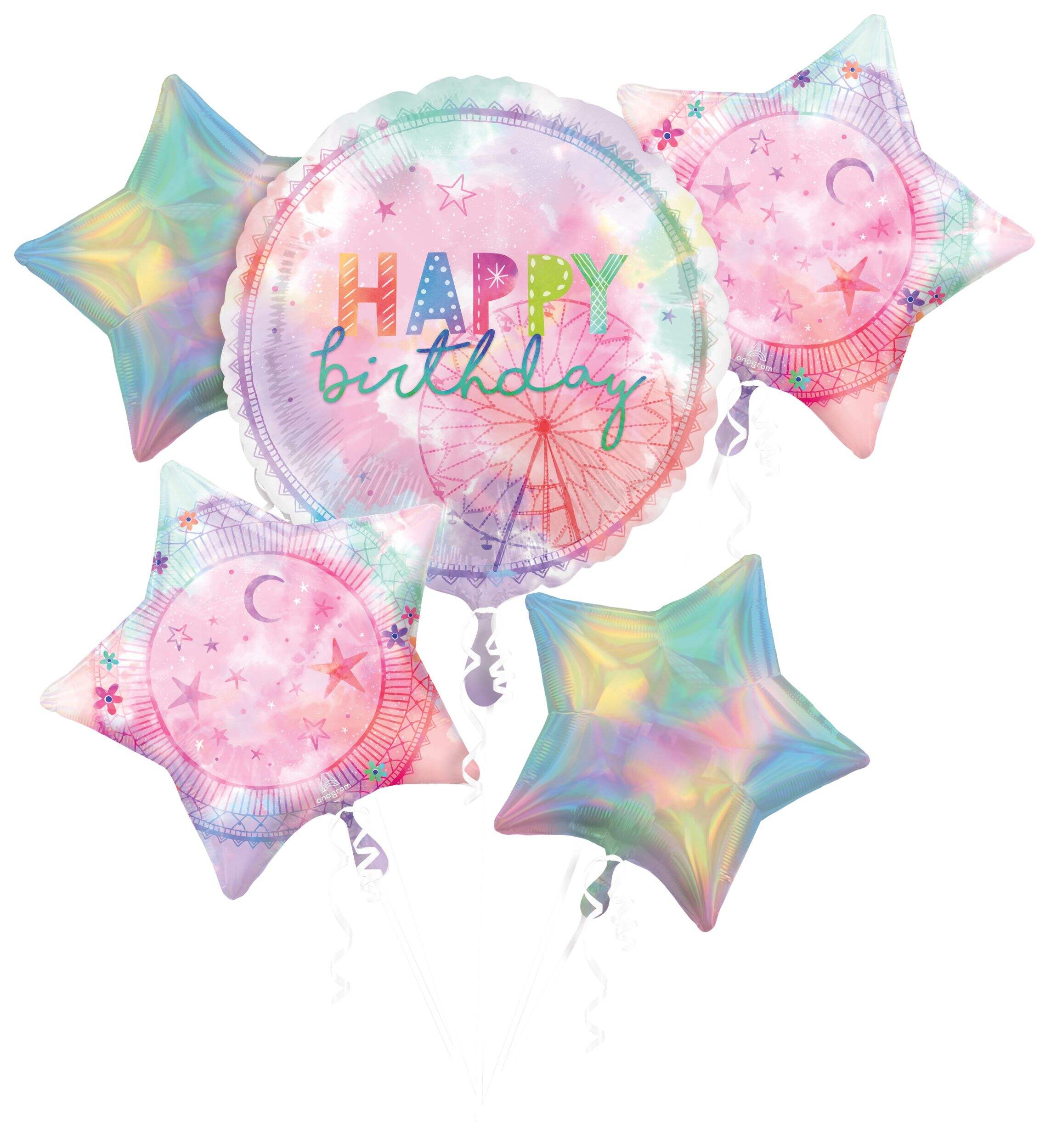 Bouquet de ballons Girl-Chella, paq. 5 Front_Flat