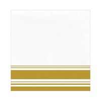 Serviettes à boissons Airlaid, paq. 20, doré Front_Flat