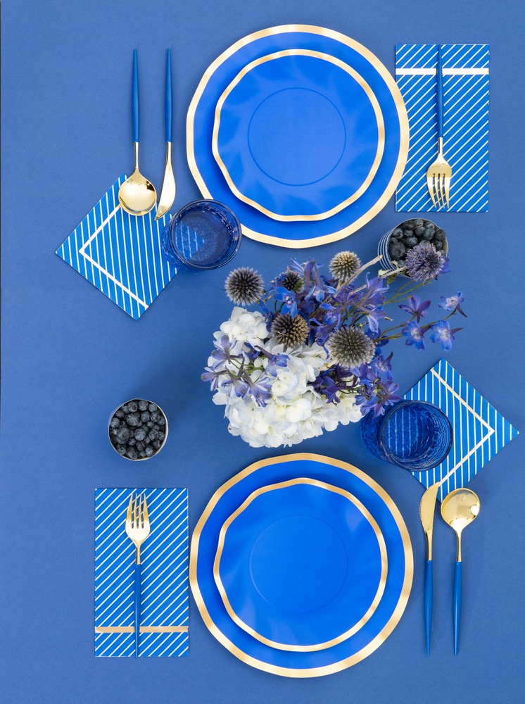 Sophistiplate Solid Blue Dinner Plates, 8pk Canadian Tire