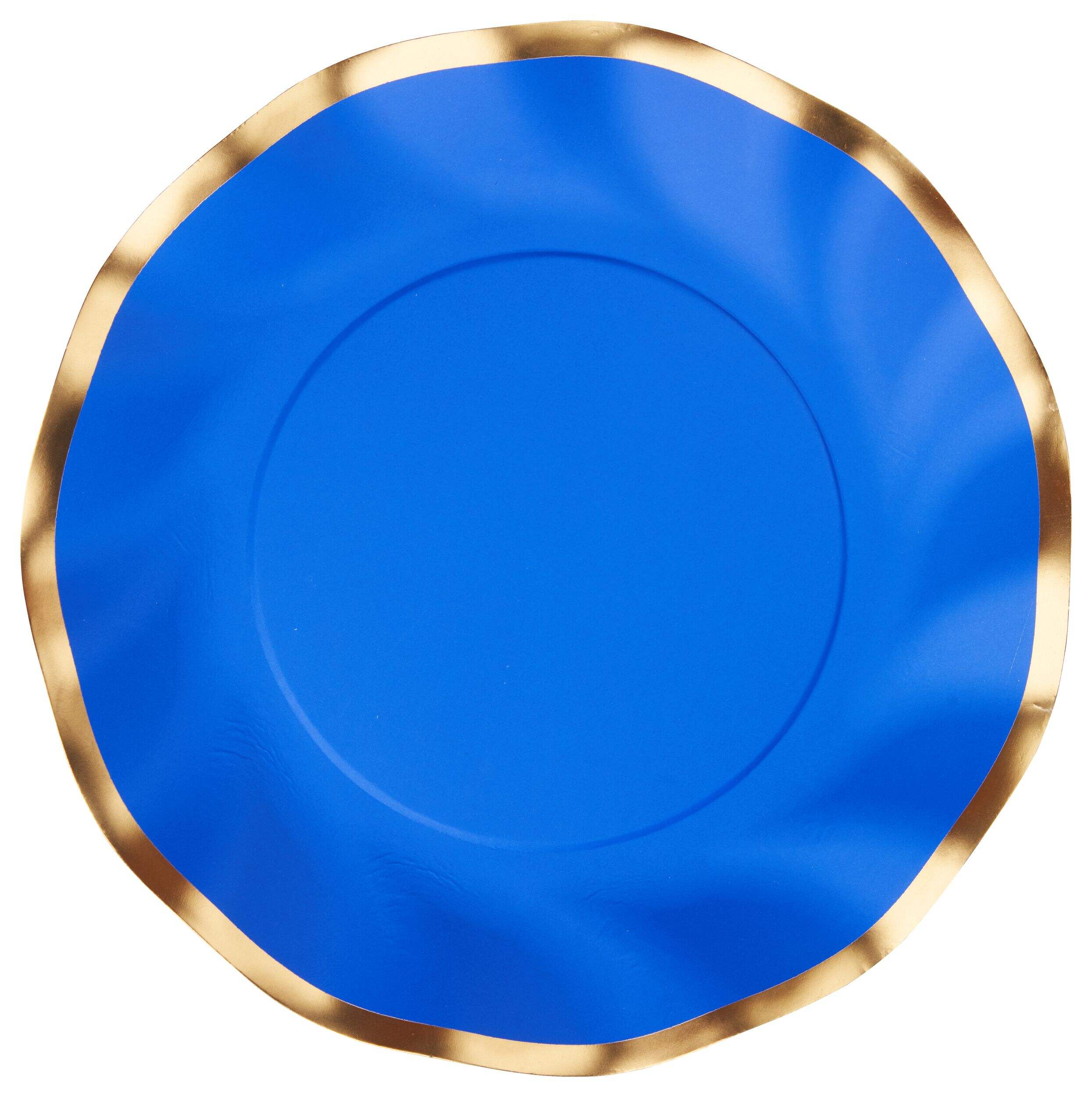 Sophistiplate Solid Blue Luncheon/Salad Plates, 8pk Party City