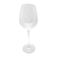 Hard Plastic Reusable Wine Glass, Clear, 11-oz, for Christmas/Thanksgiving/New Year's Eve/Birthday Party Front_Elevated