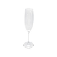 Hard Plastic Reusable Champagne Flute, Clear, 5-oz, for Christmas/Thanksgiving/New Year's Eve/Birthday Party