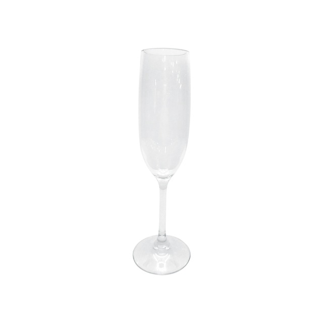 Flûte à champagne en plastique rigide transparent Party City