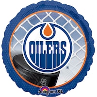Ballon, Oilers d'Edmonton Front_Flat