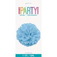 Tissue Pom Pom Hanging Sign Decoration, Assorted Colours, 16-in, for Wedding/Graduation/Birthday
