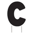 Geroclonup Number Signs Number 6 Sign With Stake 23cm Rustproof