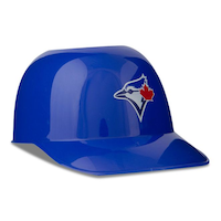 Major League Baseball MLB Toronto Blue Jays Mini Replica Snack Baseball Cap Bowl, Blue, 9-oz, for Sports Party Front_Three_Fourths_Angled_Right