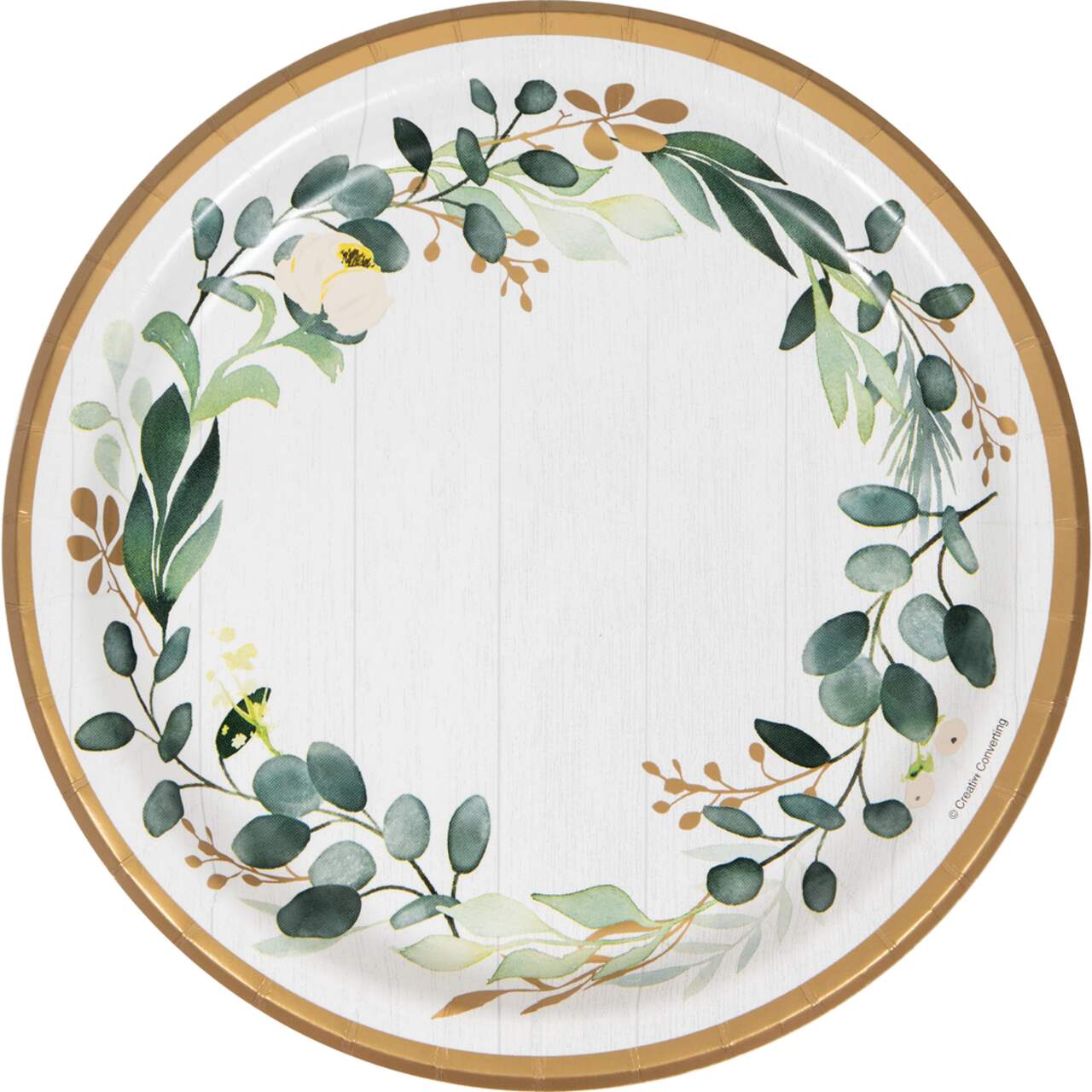 Eucalyptus Dinner Plates 8 pk Party City
