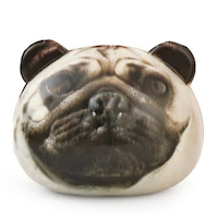 Dog Stress Ball, Brown/Black, for Birthday/Party Favour Front_Flat