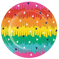 Assiettes à dessert Fiesta Fun, paq. 8 Front_Flat