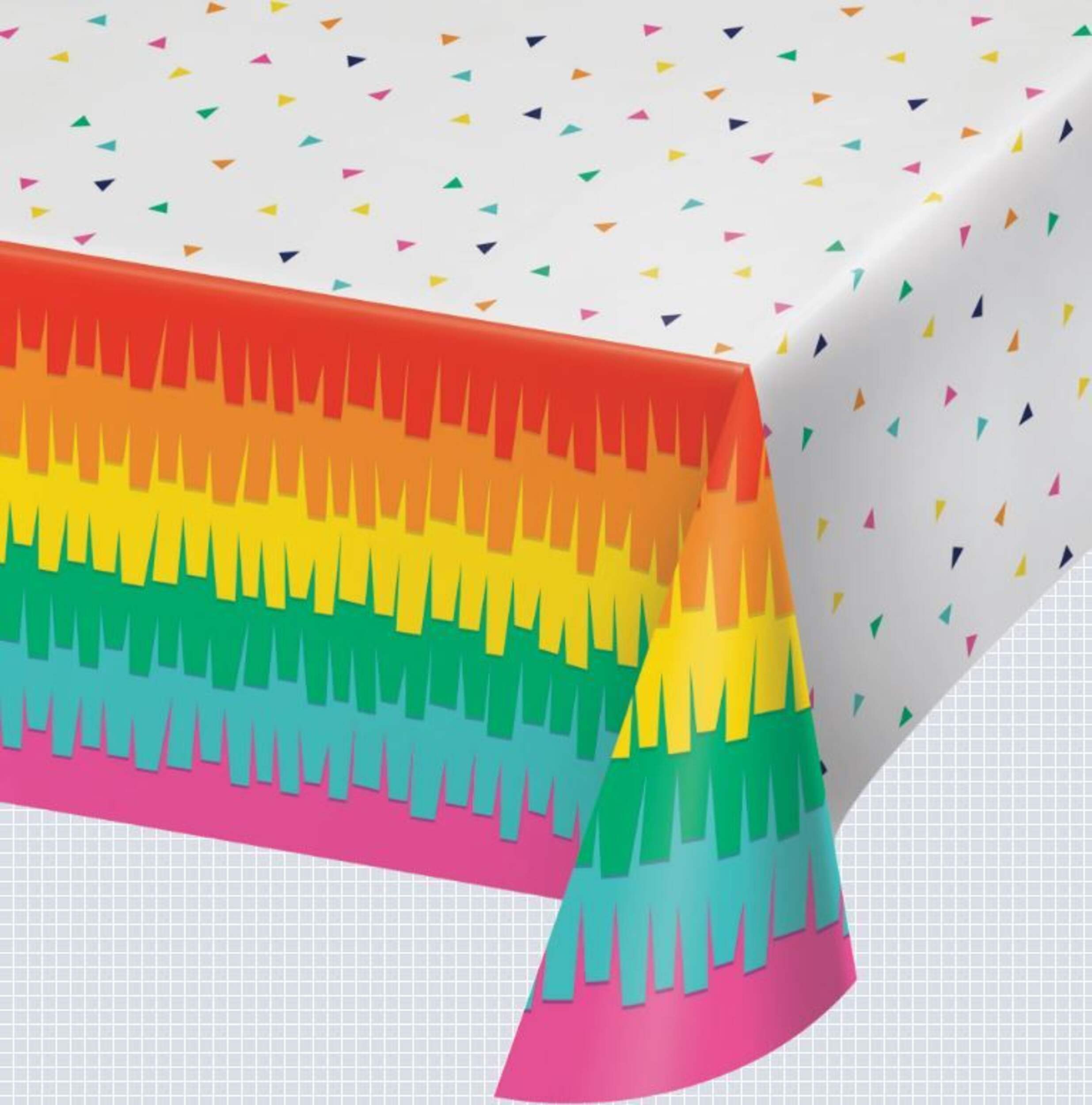 Nappe en plastique Fiesta Fun Front_Flat