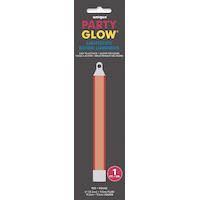 Glow-in-the-Dark Neon Light Stick, Red, for Birthday/Canada Day/Summer Party