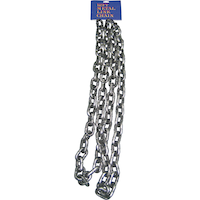 Metal Link Chain, Grey, 12-ft, Indoor/Outdoor Decoration for Halloween