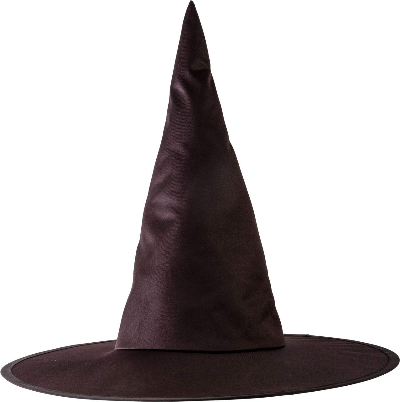 Witch Classic Pointy Hat, Black, One Size, Wearable Costume Accessory for  Halloween
