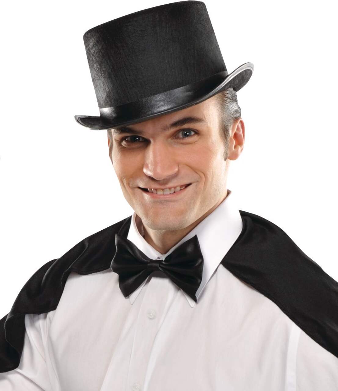Chapeau Haut-de-forme de Magicien en Feutre Noir pour Adultes - UNBRANDED -  Modèle Magician Stovepipe Top Hat