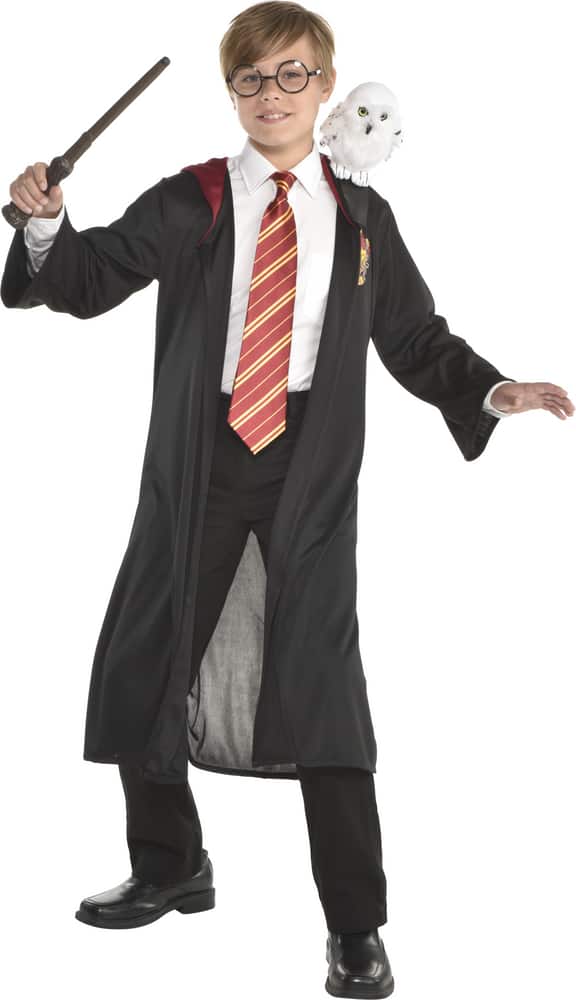 Kids' Harry Potter Gryffindor Robe, Black One Size | Party City