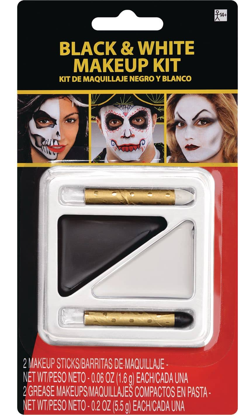 Amscan Black and White Makeup Kit