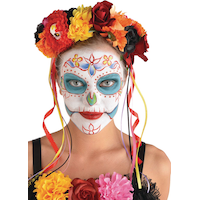 8 Colour Face Makeup Palette with Applicator, Multi-Coloured, 12-g, 2-pk, Costume Accessories for Halloween