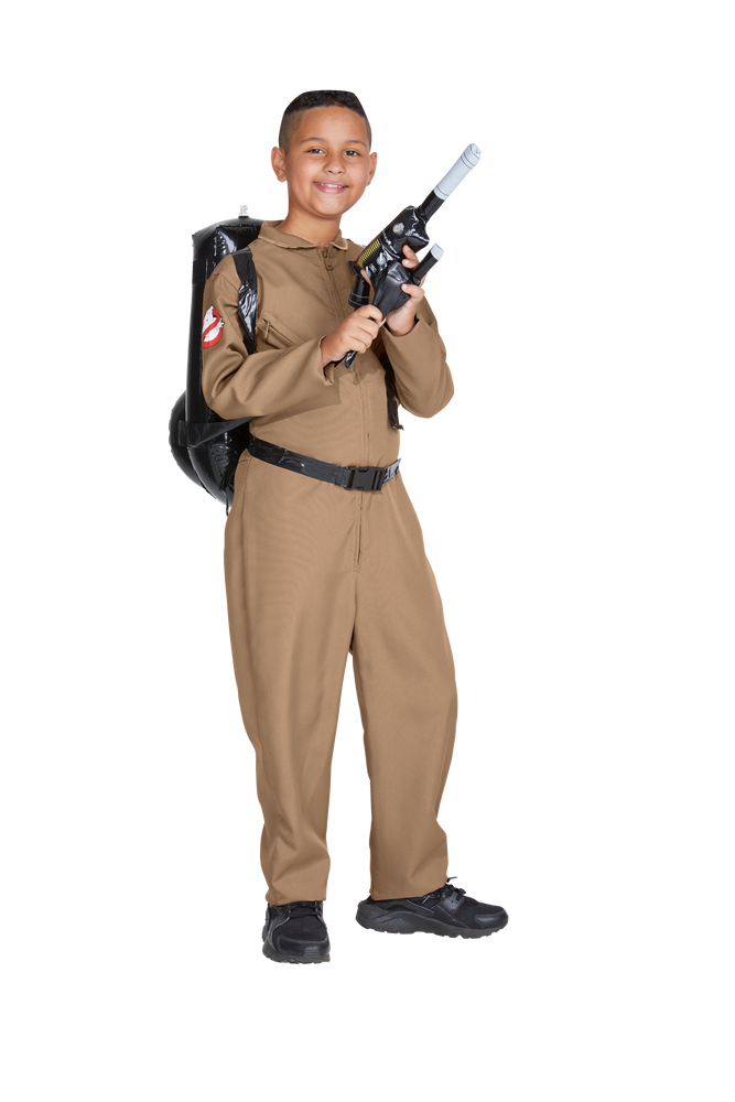 Includes Jumpsuit with Zippers and Backpack Party City Ghostbusters Costume with Proton Pack for Children 