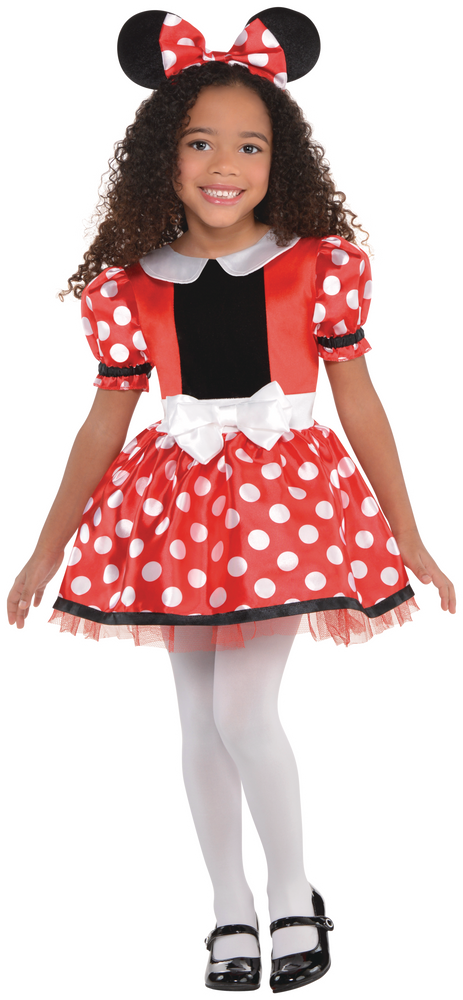 Toddler Disney Minnie Mouse Red/White Polka Dot Dress with Headband ...