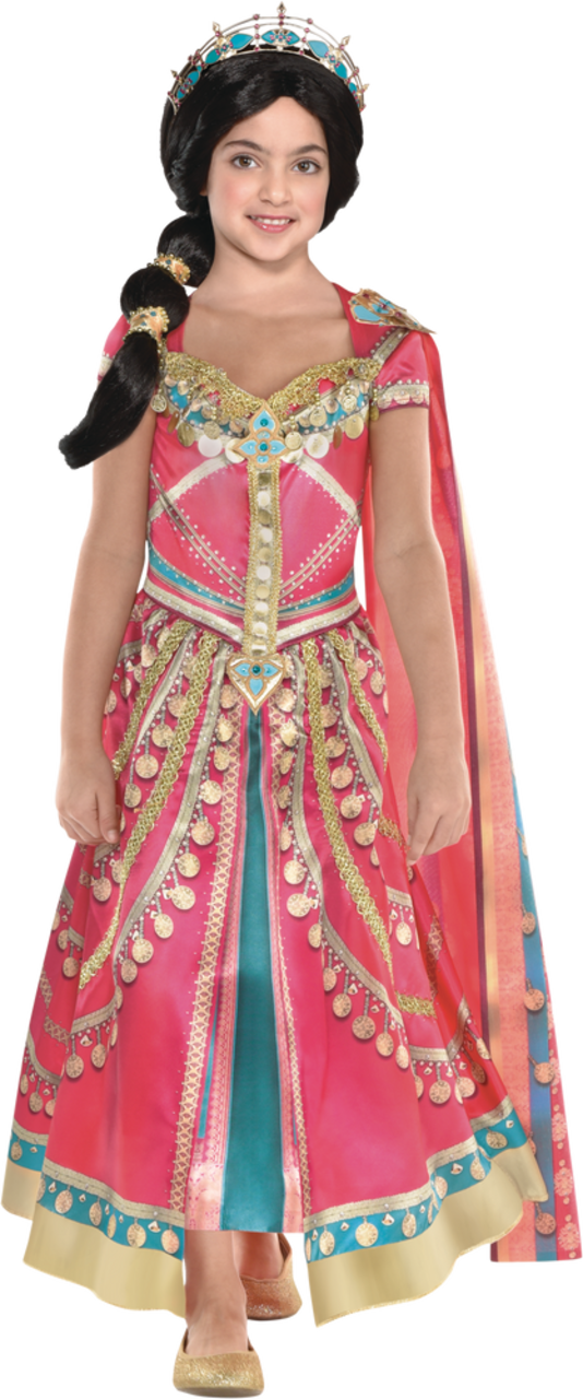 Robe de princesse Jasmine pour filles, Costume d'aladdin pour enfants,  tenue traditionnelle arabe en Tulle pour Halloween, jeu de rôle