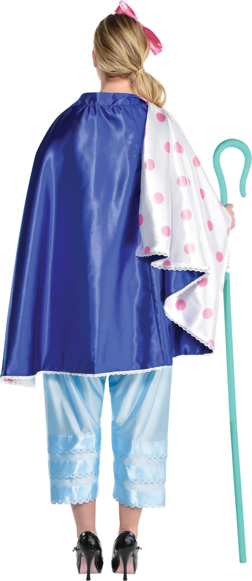 Costume Disney Pixar Histoire de jouets Bo Peep femmes combinaison bleue avec jupe r versible et cape grande taille