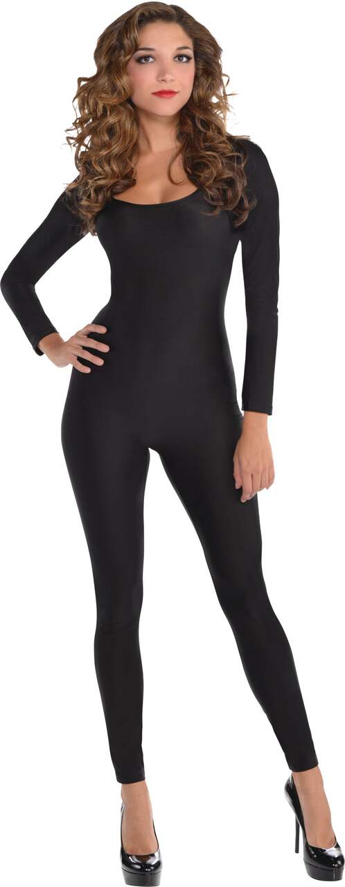 Black Catsuit Halloween Costume, Adult, More Options Available