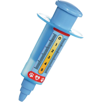 Costume de vétérinaire, enfants, tenue médicale bleue avec chemise/chapeau/stéthoscope/seringue, petit Front_Angled_Right