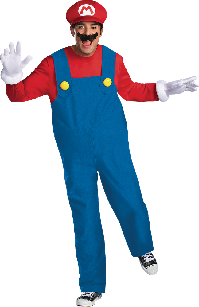 Adult Super Mario Brothers Mario Premium Costume X Large Party City 