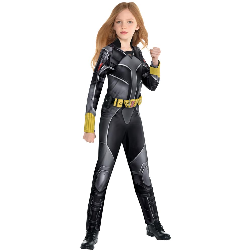 Kids' Disney Marvel Black Widow Black Jumpsuit Halloween Costume ...