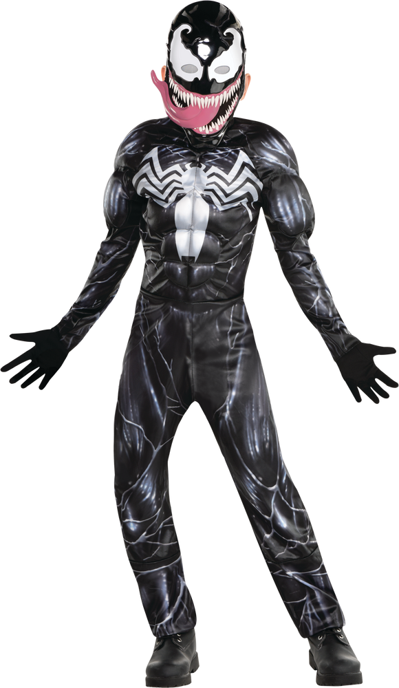 Marvel Kids Venom Spider Man Halloween Costume, Large (12-14) | Party City