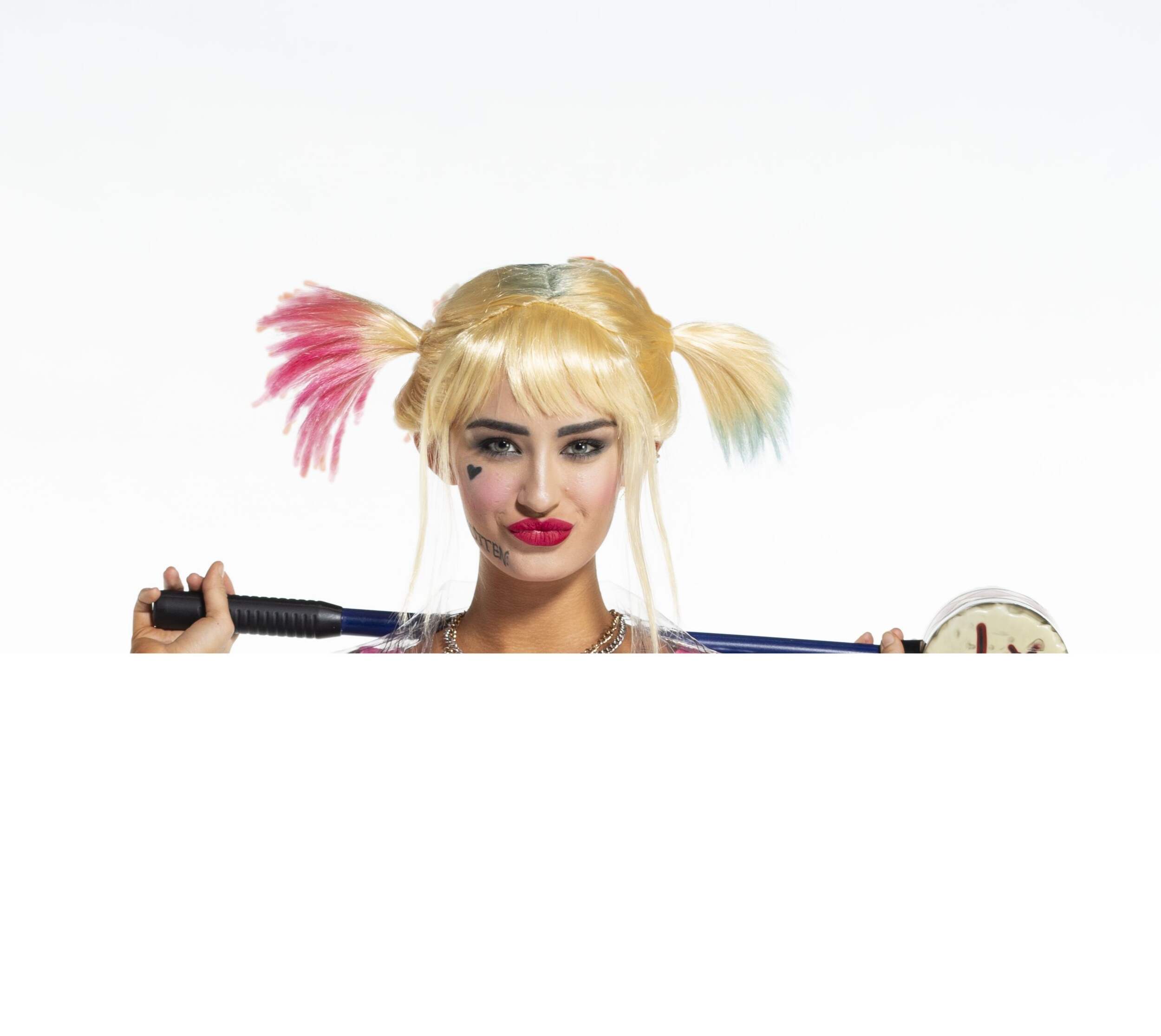 Birds of Prey Harley Quinn Mallet Halloween Costume Accessories, 29.5-in Front_Flat