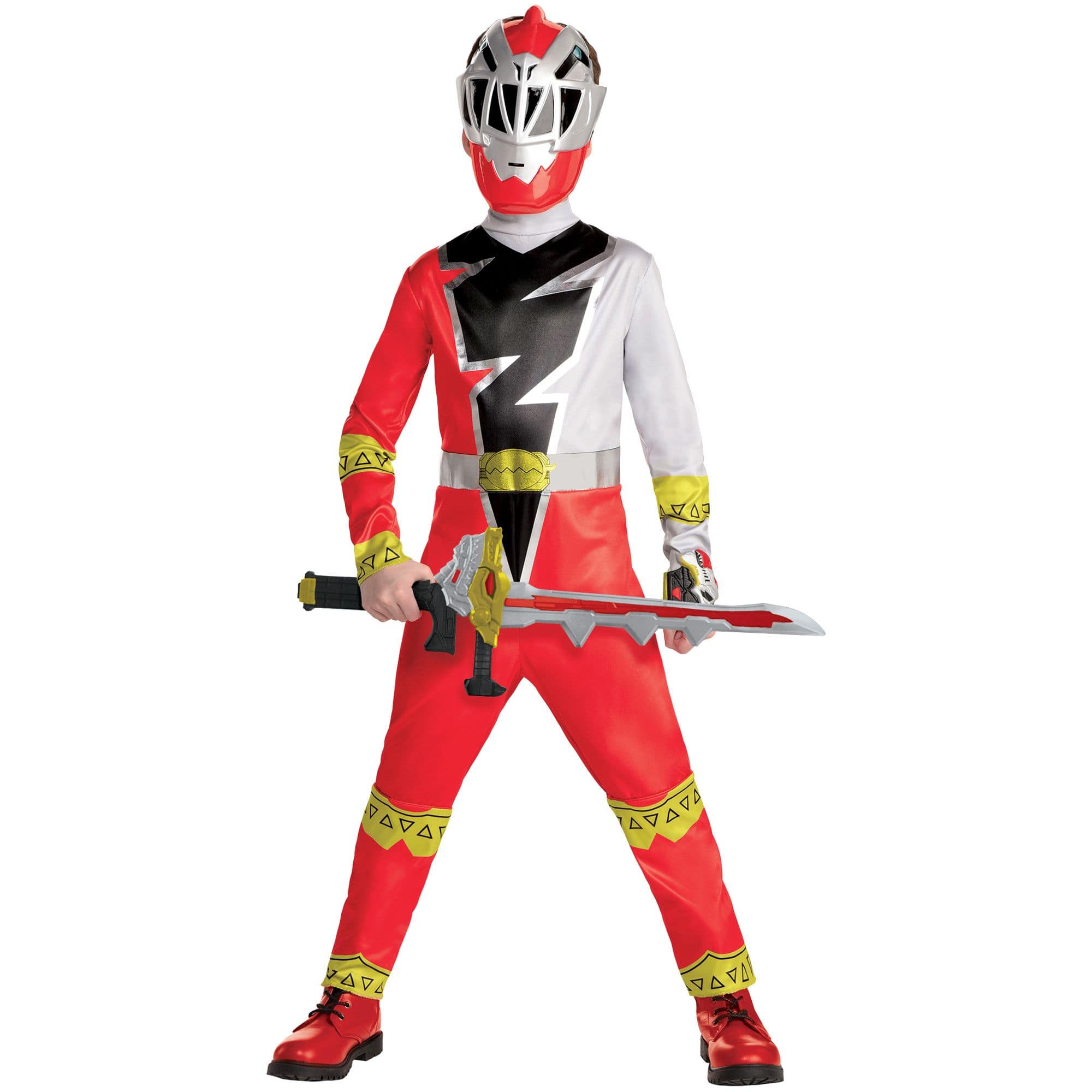 Kids red shop ranger costume