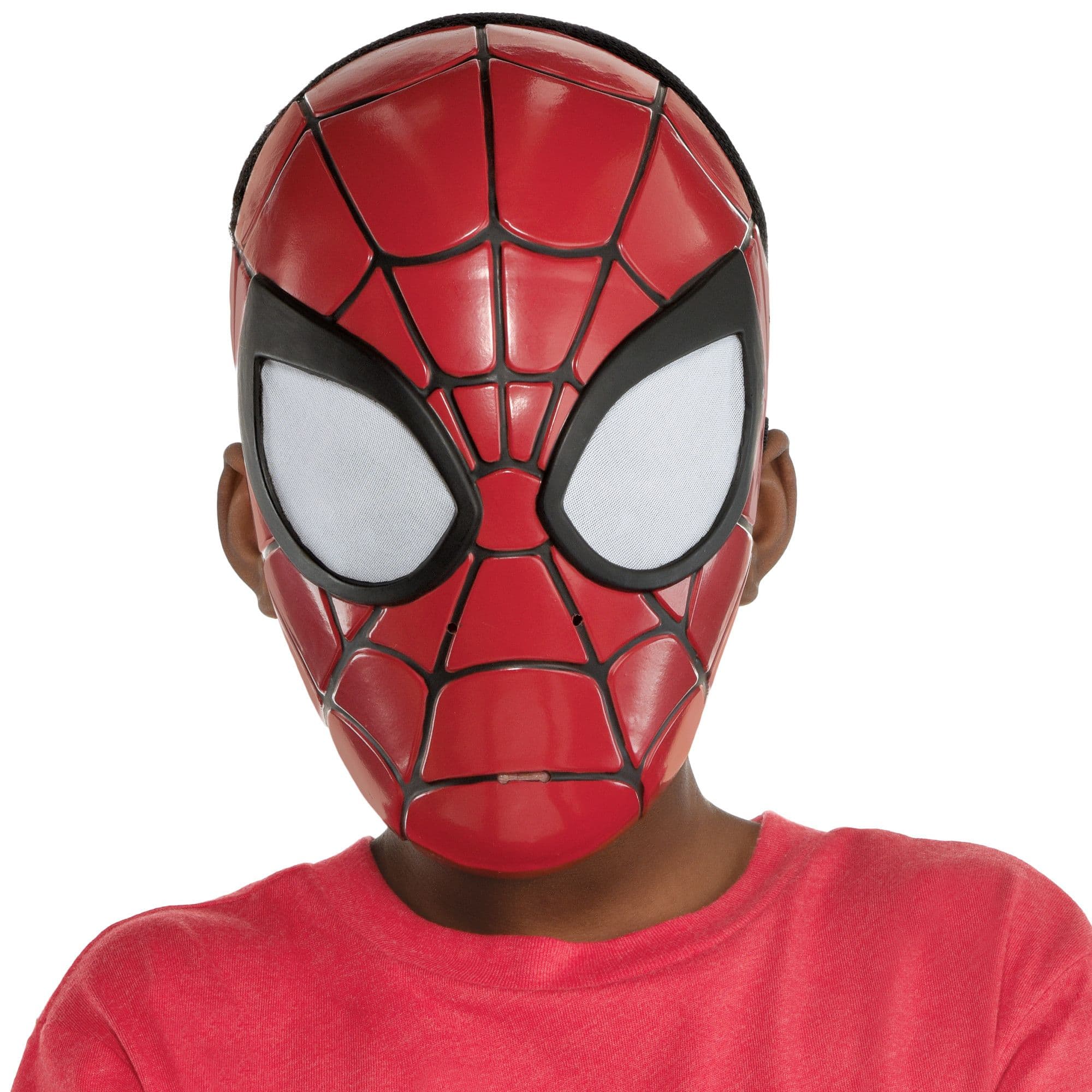 Masque en plastique Disney Marvel Spider-Man, rouge/noir, taille