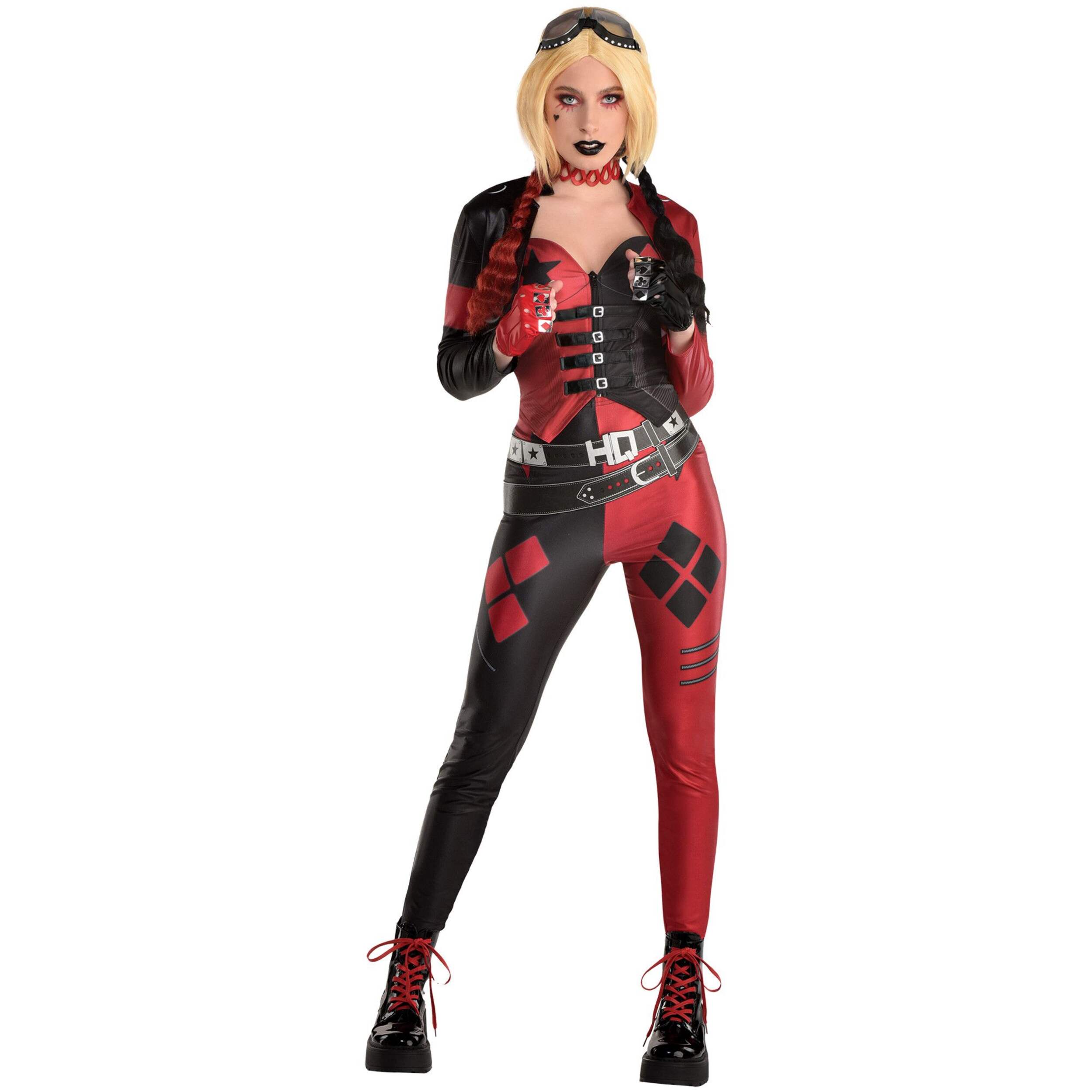 Suicide Squad 2 Harley Quinn Halloween Costume Accessory Kit, 4-pc Front_Flat