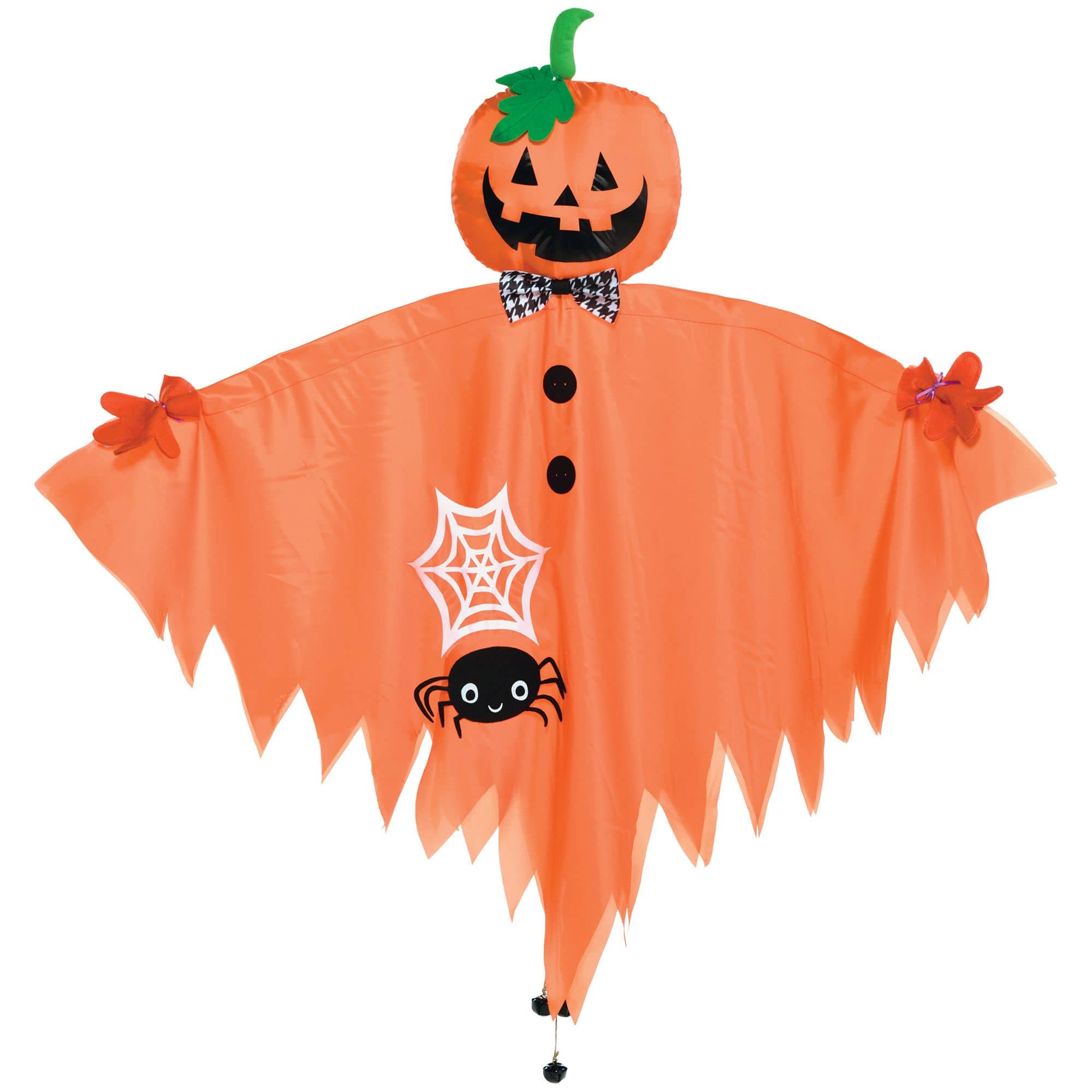 Spooky Halloween Orange and Black Pumpkin Jack-o-Lanterns Longline Sports  Bra at  Women's Clothing store