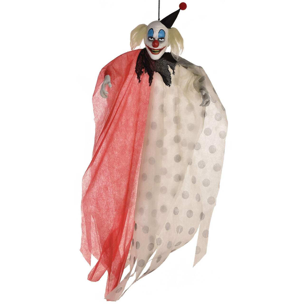 Accessoire de clown suspendu, pois multicolores, 48 po, décoration  intérieure/extérieure pour l'Halloween