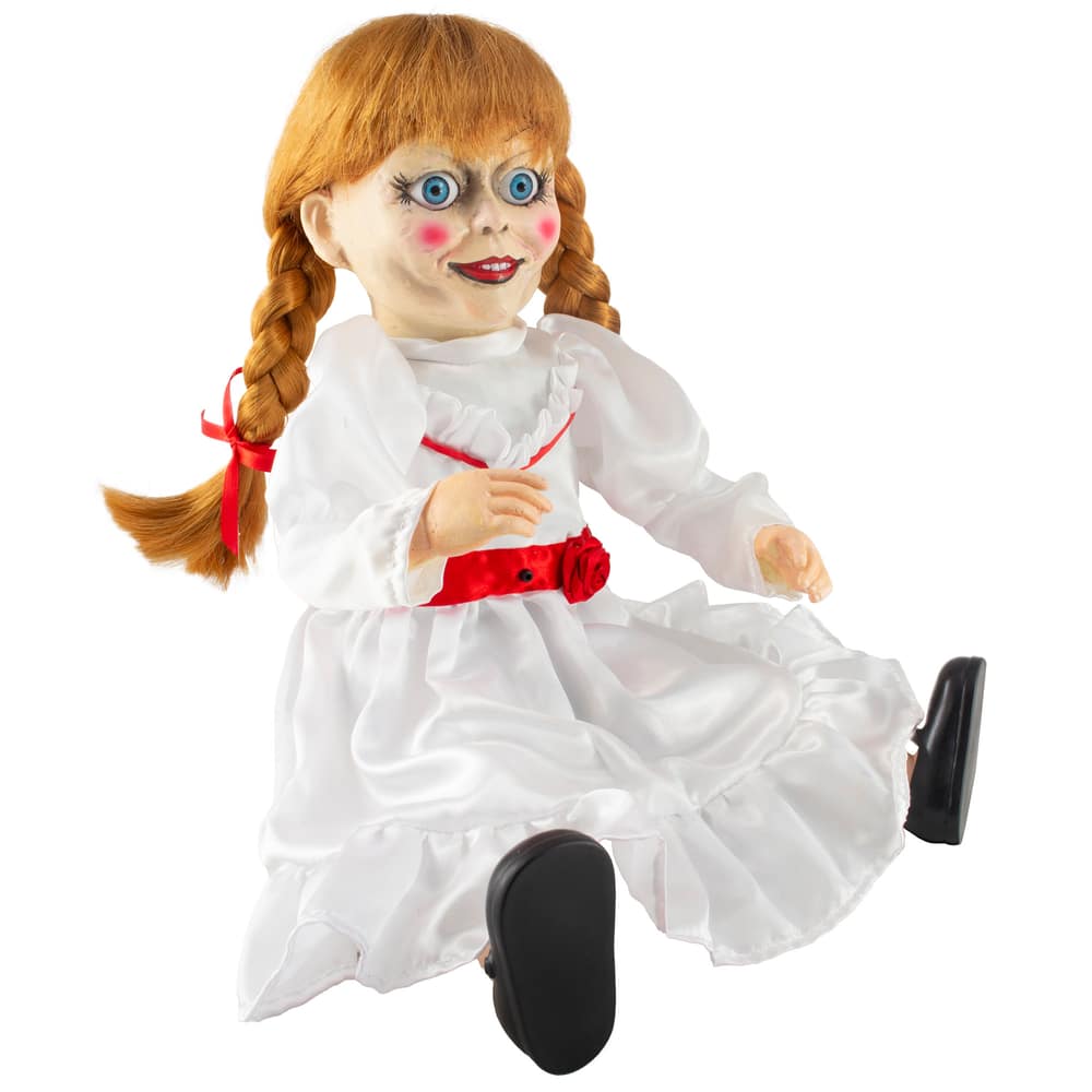 Animatronic Annabelle Doll Halloween Decoration, 11.8in - Annabelle Comes  Home | Party City
