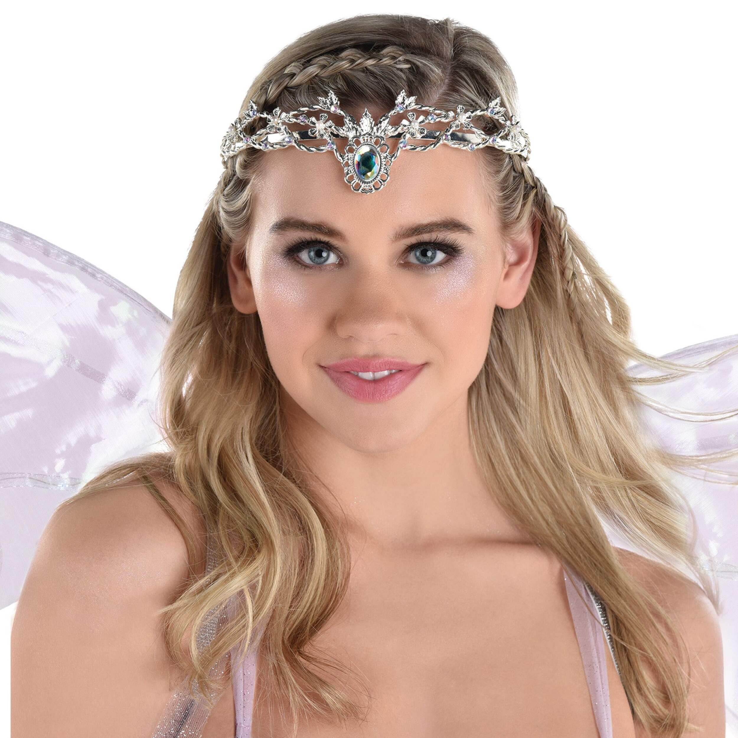 Silver Faerie Crown Front_Flat